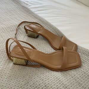 Zara size 7.5 heels worn once
